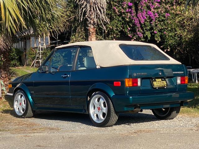 ゴルフカブリオ 　左ハンドル　社外アルミ　ウッドステアリング　丸目４灯　　ローダウン（25枚目）