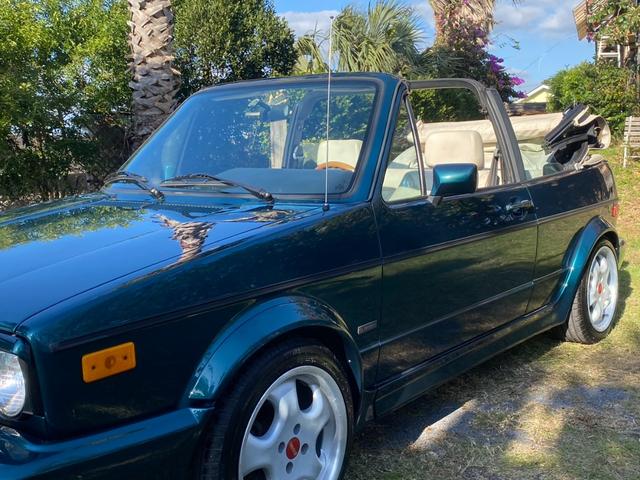 ゴルフカブリオ 　左ハンドル　社外アルミ　ウッドステアリング　丸目４灯　　ローダウン（29枚目）