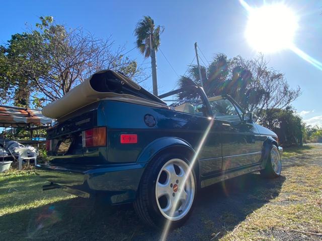 ゴルフカブリオ 　左ハンドル　社外アルミ　ウッドステアリング　丸目４灯　　ローダウン（38枚目）