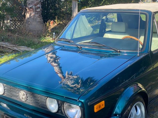 ゴルフカブリオ 　左ハンドル　社外アルミ　ウッドステアリング　丸目４灯　　ローダウン（52枚目）