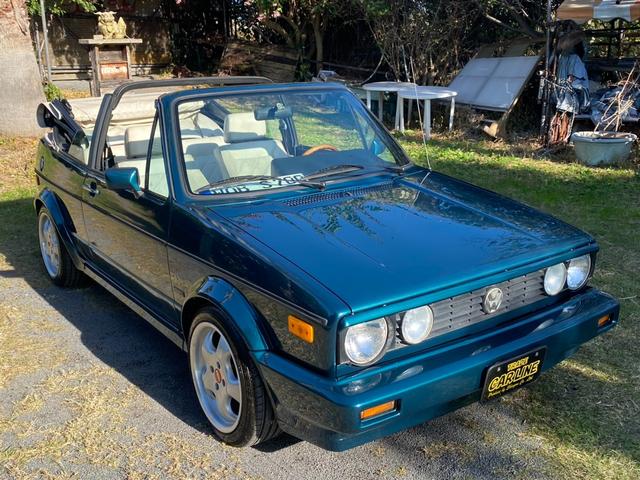 ゴルフカブリオ 　左ハンドル　社外アルミ　ウッドステアリング　丸目４灯　　ローダウン（80枚目）