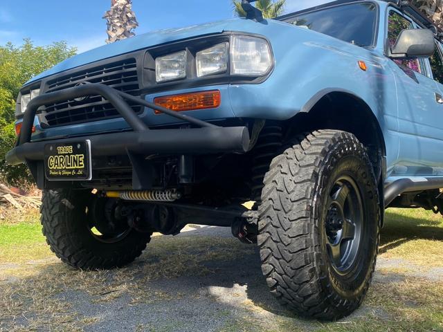 ランドクルーザー80 VX 社外ウッドステアリング ブラッドレーアルミ ルーフキャリア 角目4灯ヘッドライト 3インチリフトアップ 社外ナビ バックカメラ 観音開き 1ナンバー(29枚目)