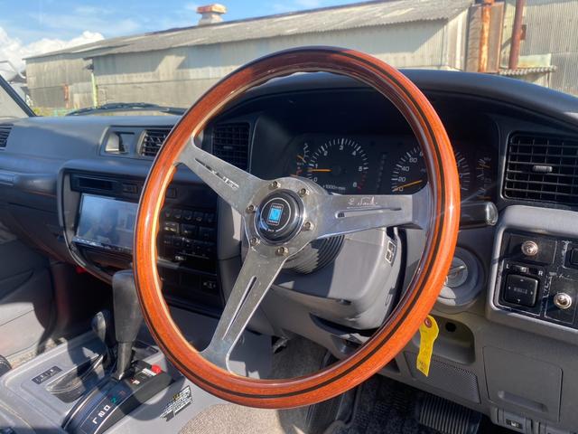 ランドクルーザー80 VX 社外ウッドステアリング ブラッドレーアルミ ルーフキャリア 角目4灯ヘッドライト 3インチリフトアップ 社外ナビ バックカメラ 観音開き 1ナンバー(54枚目)