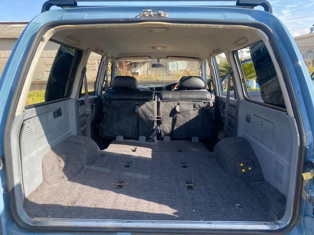 ランドクルーザー80 VX 社外ウッドステアリング ブラッドレーアルミ ルーフキャリア 角目4灯ヘッドライト 3インチリフトアップ 社外ナビ バックカメラ 観音開き 1ナンバー(67枚目)