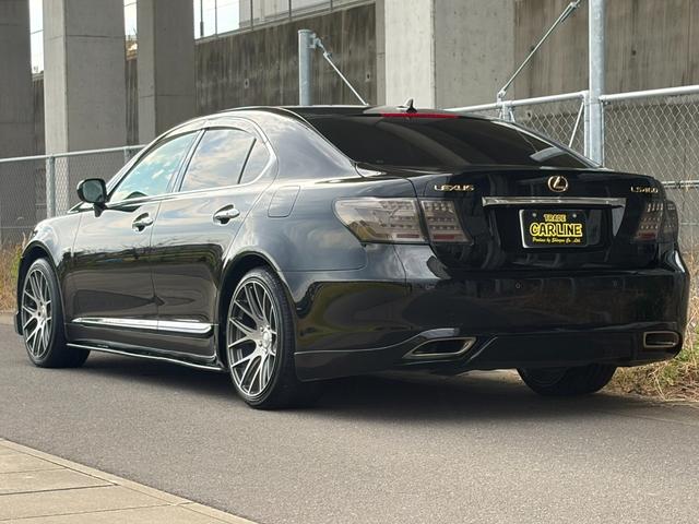 LS LS460 バージョンC 社外ヘッドライト 社外テールランプ エアロ アルミ 黒革シート(7枚目)