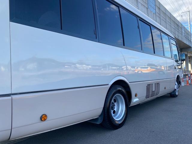 ローザ マイクロバス 29人乗り 自動ドア モケット リクライニングシート 社外ナビ バックカメラ ETC(17枚目)