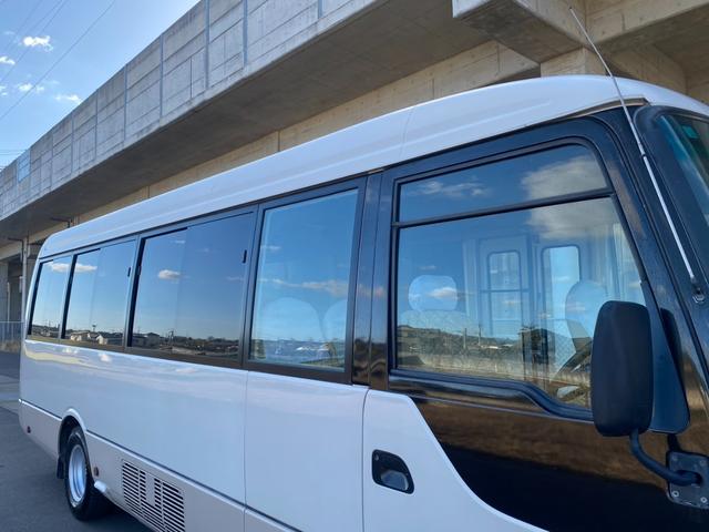 ローザ マイクロバス 29人乗り 自動ドア モケット リクライニングシート 社外ナビ バックカメラ ETC(18枚目)