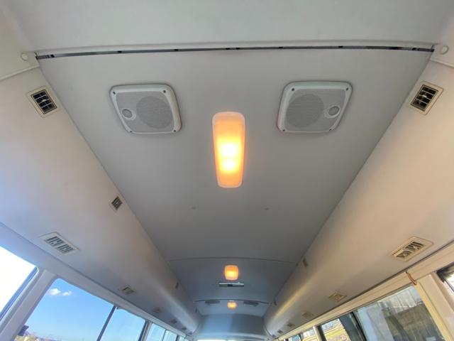 ローザ マイクロバス 29人乗り 自動ドア モケット リクライニングシート 社外ナビ バックカメラ ETC(38枚目)