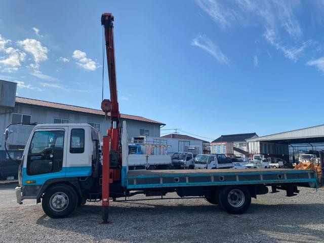 フォワード 　回送車　ユニック３段クレーン　メッキパーツ　ベッド付　２６５０ｋｇ積載（22枚目）
