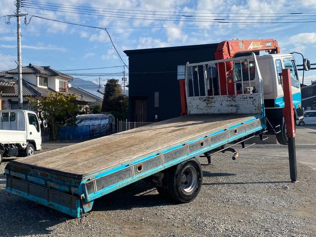 フォワード 　回送車　ユニック３段クレーン　メッキパーツ　ベッド付　２６５０ｋｇ積載（25枚目）