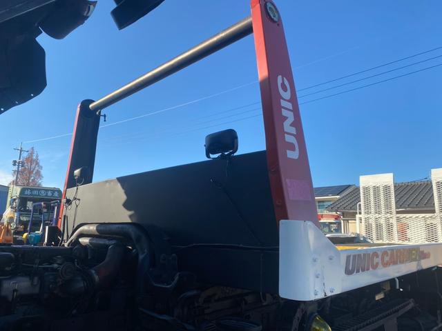 エルフトラック 　５．２ディーゼルターボ　ワイド超ロング高床　カスタムキャビン　ユニック製積載車　ウィンチ（10枚目）