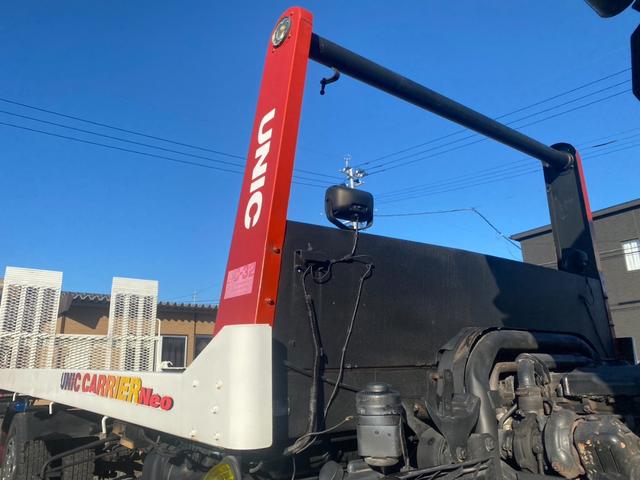 エルフトラック 　５．２ディーゼルターボ　ワイド超ロング高床　カスタムキャビン　ユニック製積載車　ウィンチ（14枚目）