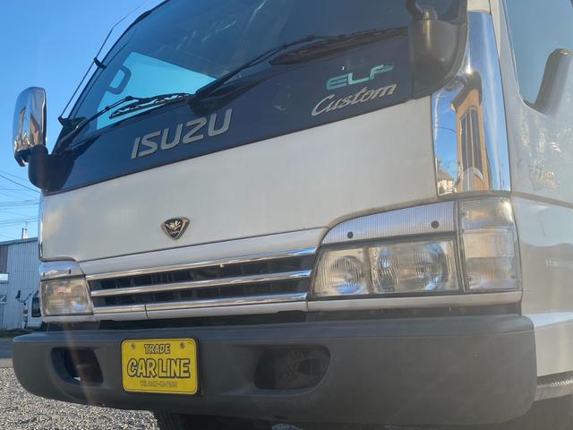 エルフトラック 　５．２ディーゼルターボ　ワイド超ロング高床　カスタムキャビン　ユニック製積載車　ウィンチ（43枚目）