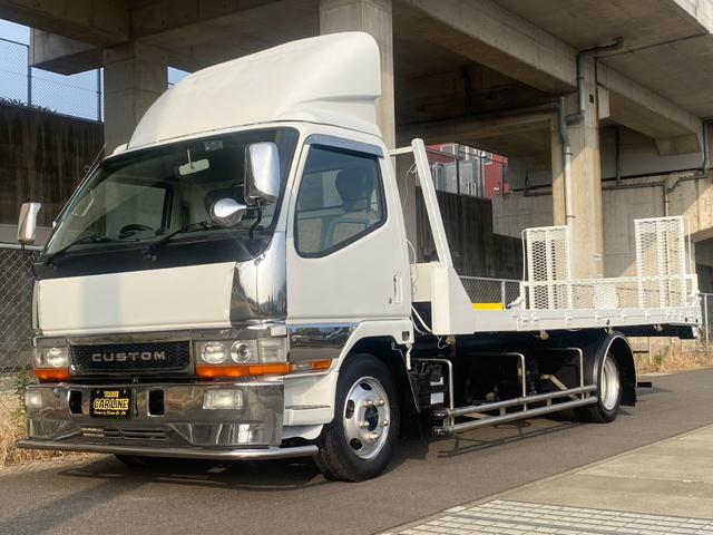 キャンター 超ロングＤＸ　極東開発製フラトップ　フルフラット　セルフローダー　ラジコン　ウィンチ　メッキパーツ（10枚目）