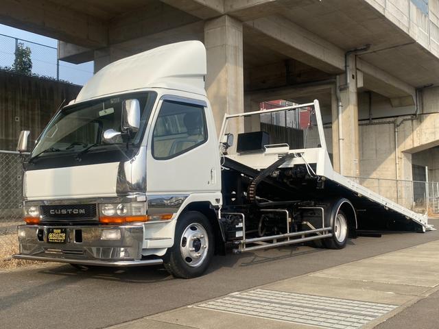 キャンター 超ロングＤＸ　極東開発製フラトップ　フルフラット　セルフローダー　ラジコン　ウィンチ　メッキパーツ（13枚目）