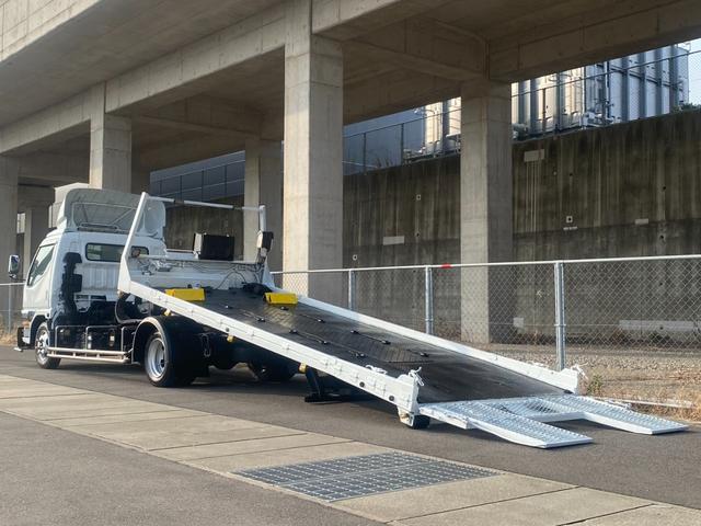 キャンター 超ロングＤＸ　極東開発製フラトップ　フルフラット　セルフローダー　ラジコン　ウィンチ　メッキパーツ（15枚目）