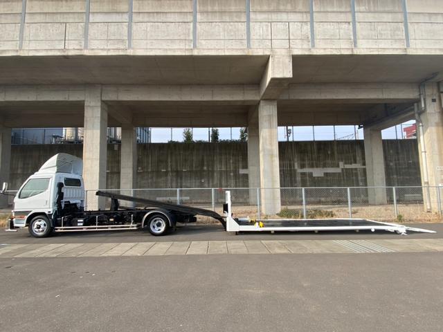 キャンター 超ロングＤＸ　極東開発製フラトップ　フルフラット　セルフローダー　ラジコン　ウィンチ　メッキパーツ（16枚目）