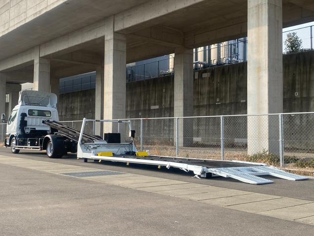 キャンター 超ロングＤＸ　極東開発製フラトップ　フルフラット　セルフローダー　ラジコン　ウィンチ　メッキパーツ（17枚目）