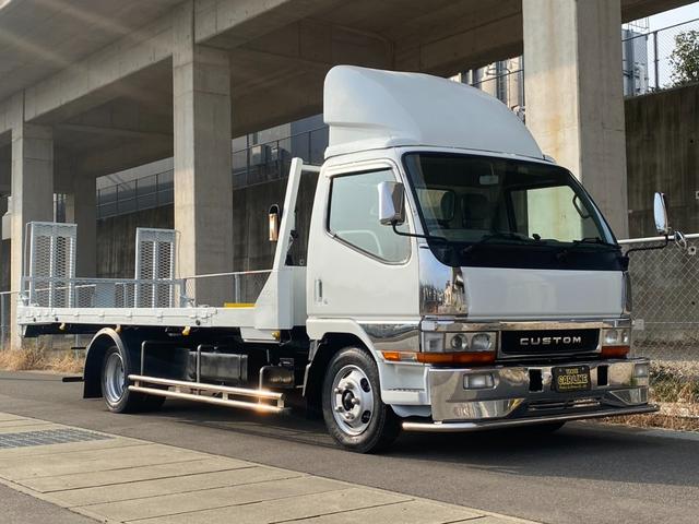 キャンター 超ロングＤＸ　極東開発製フラトップ　フルフラット　セルフローダー　ラジコン　ウィンチ　メッキパーツ（23枚目）