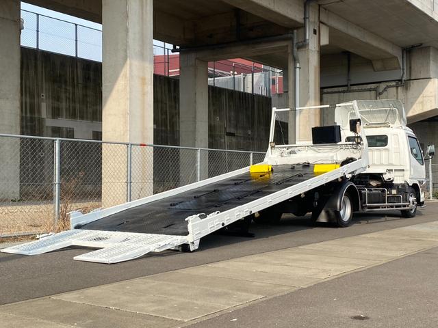 キャンター 超ロングＤＸ　極東開発製フラトップ　フルフラット　セルフローダー　ラジコン　ウィンチ　メッキパーツ（28枚目）