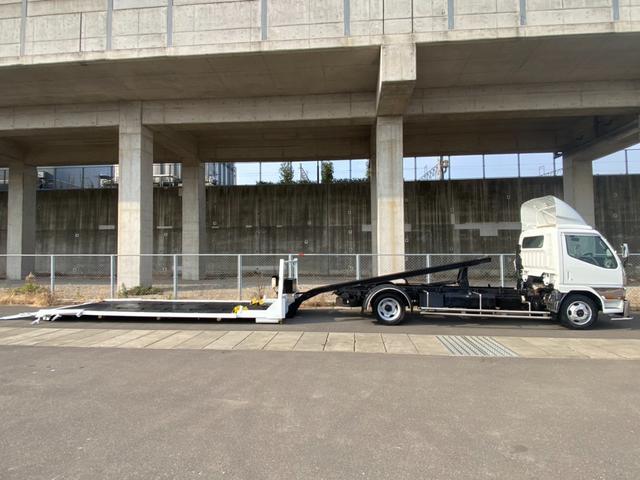 キャンター 超ロングＤＸ　極東開発製フラトップ　フルフラット　セルフローダー　ラジコン　ウィンチ　メッキパーツ（30枚目）