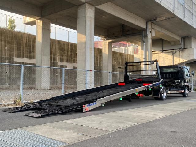 キャンター 超ロングＤＸ　古河ユニック製　セルフローダー　ラジコン　固縛　ウィンチ　メッキパーツ（2枚目）