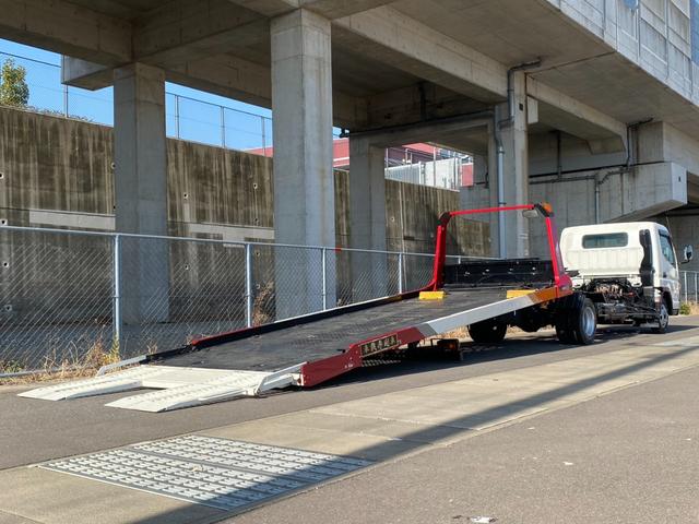 キャンター 古河UNIC製 積載車 Neo5 ラジコン ウィンチ 古河UNIC製 積載車 セルフローダー Neo5 ラジコン ウィンチ 油圧リアゲートアオリ キーレス ETC(3枚目)