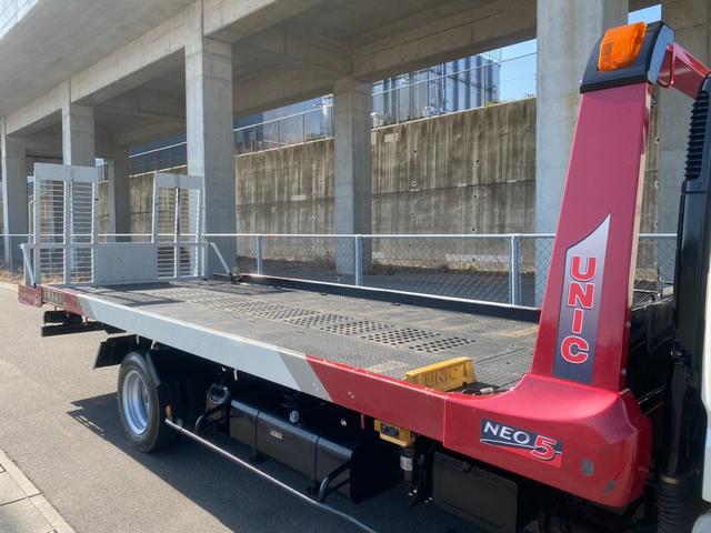 キャンター 古河UNIC製 積載車 Neo5 ラジコン ウィンチ 古河UNIC製 積載車 セルフローダー Neo5 ラジコン ウィンチ 油圧リアゲートアオリ キーレス ETC(19枚目)