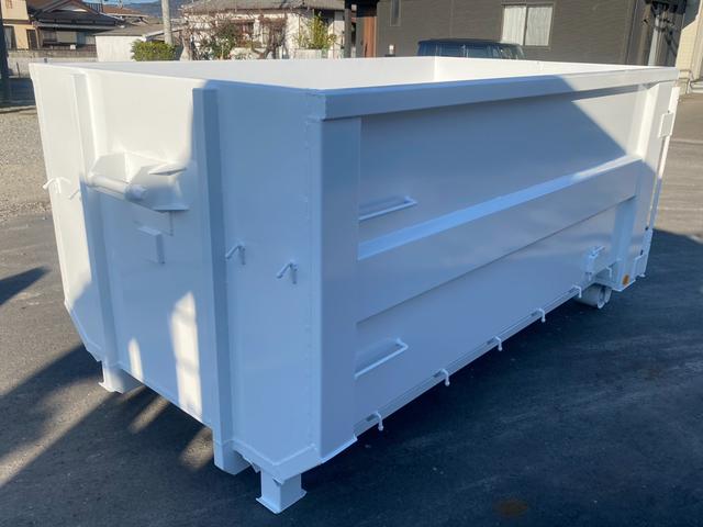 デュトロ ロング全低床　新明和製アームロール　ツインホイスト　新品コンテナ箱　メッキパーツ　ホイールカバー　外装仕上済　総重量５ｔ未満対応（68枚目）