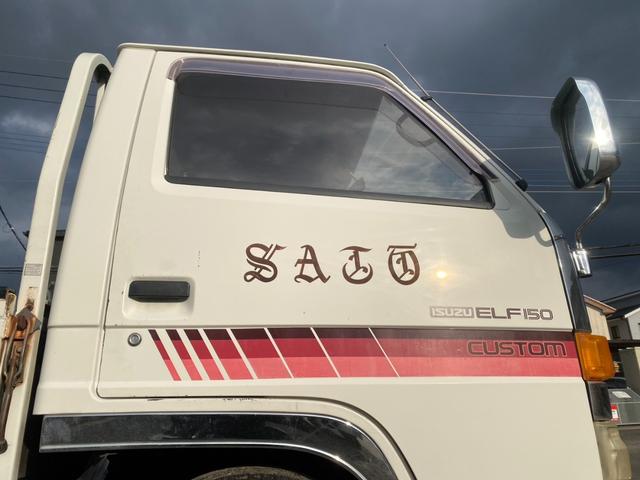 エルフトラック フラットロー　１０尺平ボディ　カスタムキャビン　メッキパーツ（12枚目）