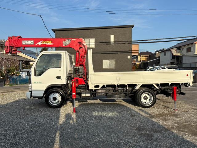 エルフトラック 　ユニック６段クレーン　差し違い　ラジコン　リアジャッキ（8枚目）