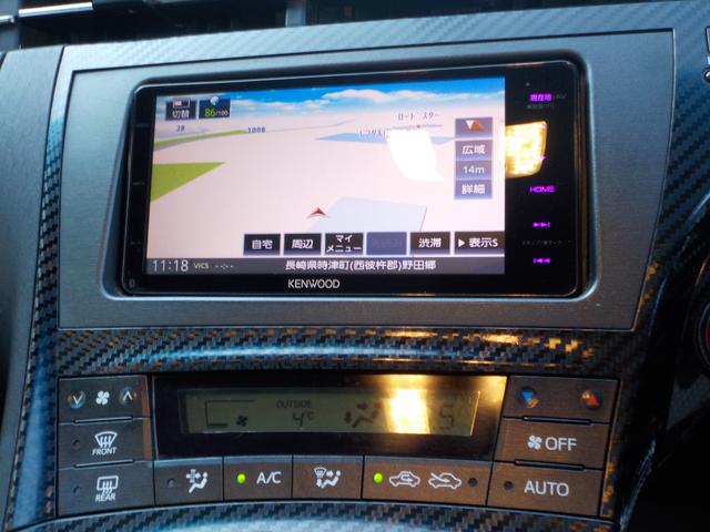 プリウス Ｇ’ｓ　Ｇ’ｓ　ナビテレビ　純正アルミ　ウィンカーミラー　キーフリー（8枚目）