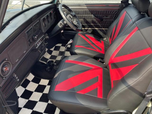 MINI メイフェア1.3i 正規ディラー車 4速マニュアル 車検R9年8月 スピードスターマークII オーバーフェンダー センターマフラー ハイロウキッド バルタンショック レーシングミラー レーシングワイパー エアコン(14枚目)