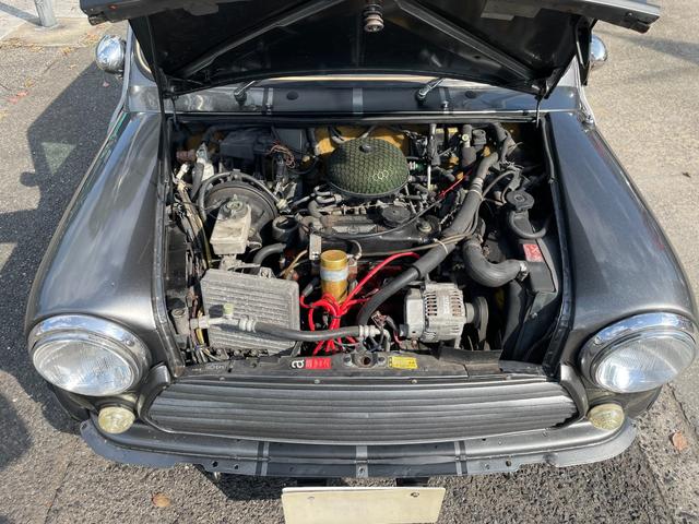 MINI メイフェア1.3i 正規ディラー車 4速マニュアル 車検R9年8月 スピードスターマークII オーバーフェンダー センターマフラー ハイロウキッド バルタンショック レーシングミラー レーシングワイパー エアコン(21枚目)