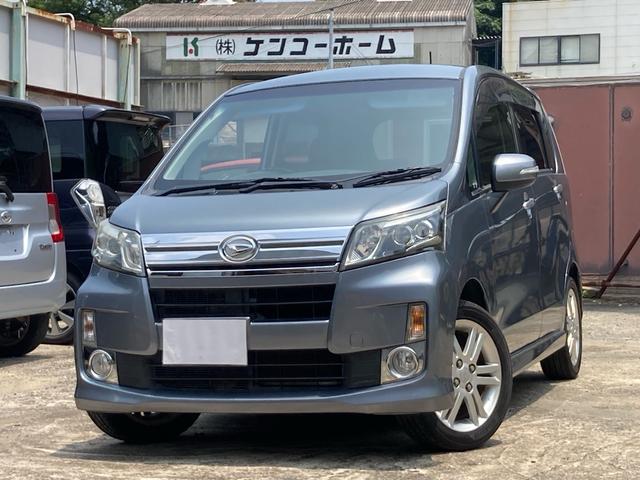 ムーヴ カスタム　ＲＳ　／ターボ／ＳＤナビ／ワンセグＴＶ／Ｂｌｕｅｔｏｏｔｈ／ＤＶＤ再生／ＬＥＤライト／純正１５ｉｎｃｈアルミホイール／ｍｏｍｏステア／スマートキー／Ｐスタート／アイドリングストップ（2枚目）