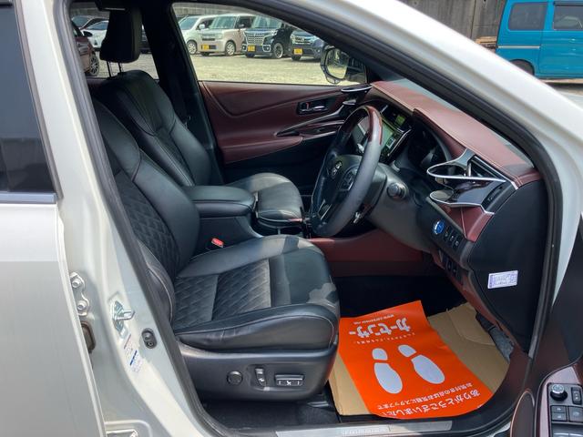 ハリアーハイブリッド プレミアム　／４ＷＤ／モデリスタエアロ／社外２０ｉｎｃｈアルミホイール／ＡＬＰＩＮＥナビ＆フリップダウンモニター／フルセグ／バックカメラ／電動リアゲート／レーンキープ／オートクルーズ／ＥＴＣ／スマートキー（48枚目）