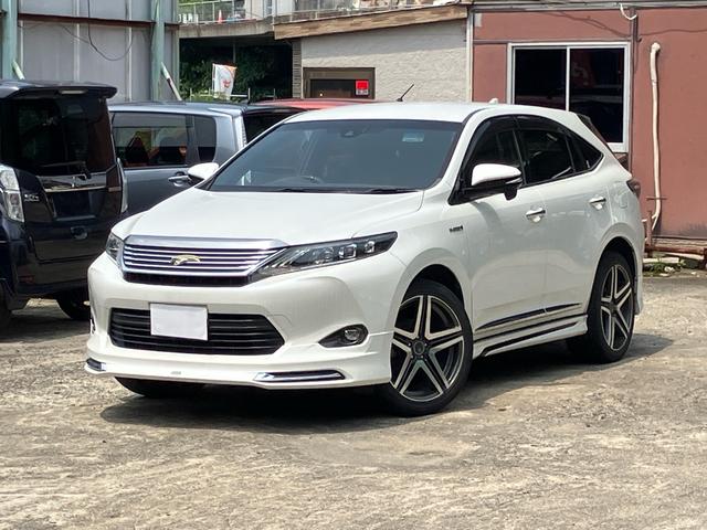 ハリアーハイブリッド プレミアム　／４ＷＤ／モデリスタエアロ／社外２０ｉｎｃｈアルミホイール／ＡＬＰＩＮＥナビ＆フリップダウンモニター／フルセグ／バックカメラ／電動リアゲート／レーンキープ／オートクルーズ／ＥＴＣ／スマートキー（61枚目）