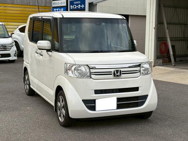 N-BOX G・ターボLパッケージ ワンセグTV/ETC/バックカメラ/クルーズコントロール/アイドリングストップ/プッシュスタート/スマートキー/両側スライドドア・片側電動/アルミホイール/車検整備付き(2枚目)