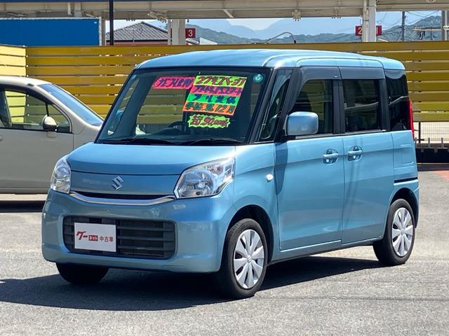 スペーシア Ｇ　ナビ・フルセグＴＶ／ＣＤ・ＤＶＤ再生／シートヒータープッシュスタート／スマートキー／アイドリングストップ／両側スライドドア／ベンチシート／フルフラット（7枚目）