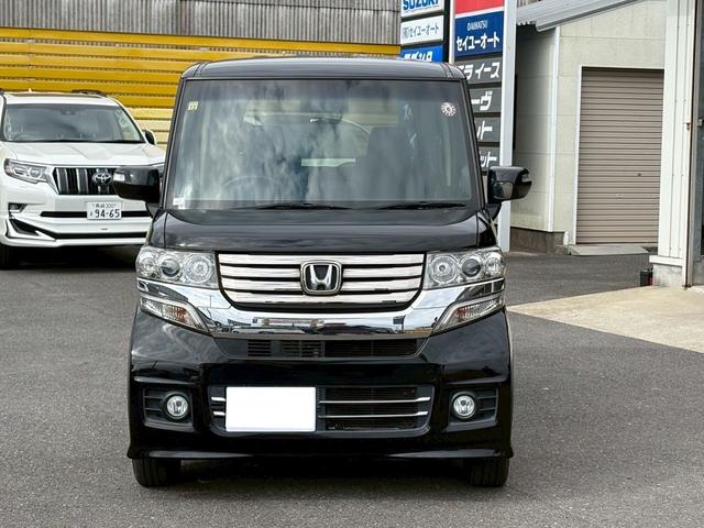 Ｎ－ＢＯＸカスタム Ｇ・Ｌパッケージ　両側パワースライドドア／ナビ／フルセグ／ＤＶＤ再生／Ｂｌｕｅｔｏｏｔｈ／バックカメラ／ＥＴＣ／スマートキー／１４インチアルミホイール（4枚目）