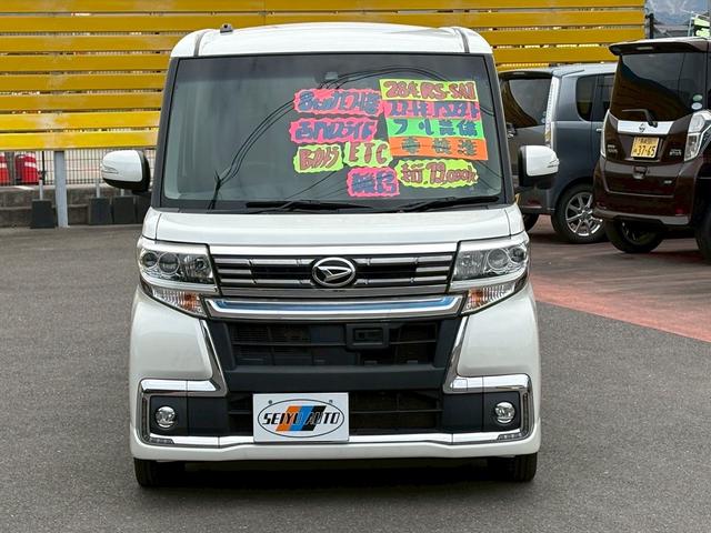 タント カスタムＲＳ　トップエディションＳＡＩＩ　前後ドライブレコーダー／両側パワースライドドア／ナビ／フルセグ／ＣＤ・ＤＶＤ再生／バックカメラ／Ｂｌｕｅｔｏｏｔｈ／ＥＴＣ／スマートキー／ＬＥＤヘッドライト／レーンアシスト（5枚目）