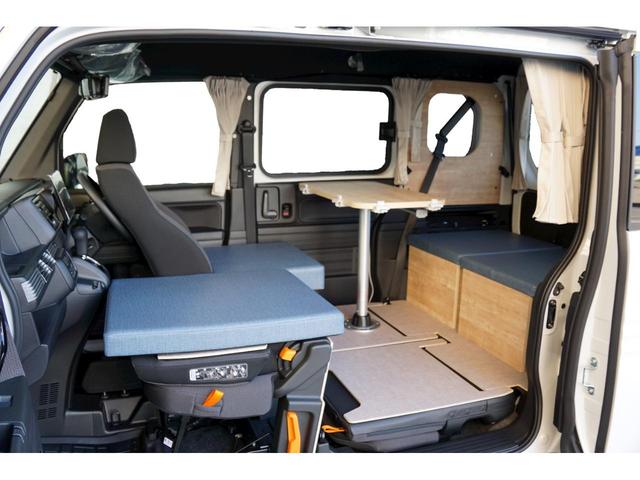 Ｎ－ＶＡＮ＋スタイル 　受注製作車両　届出済未使用車　新車製作　ＳＴＳキャンパーｊｏｕｒｎｅｙ　シーサイドＳＴＹＬＥ　ストラーダ９インチナビ　車中泊可　衝突被害軽減ブレーキ　バックカメラ　ドライブレコーダー（4枚目）
