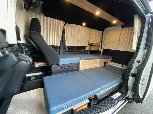 Ｎ－ＶＡＮ＋スタイル 　受注製作車両　届出済未使用車　新車製作　ＳＴＳキャンパーｊｏｕｒｎｅｙ　シーサイドＳＴＹＬＥ　ストラーダ９インチナビ　車中泊可　衝突被害軽減ブレーキ　バックカメラ　ドライブレコーダー（13枚目）