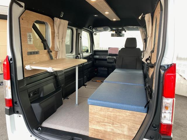 Ｎ－ＶＡＮ＋スタイル 　受注製作車両　届出済未使用車　新車製作　ＳＴＳキャンパーｊｏｕｒｎｅｙ　シーサイドＳＴＹＬＥ　ストラーダ９インチナビ　車中泊可　衝突被害軽減ブレーキ　バックカメラ　ドライブレコーダー（16枚目）