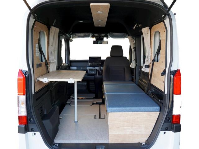 Ｎ－ＶＡＮ＋スタイル 　受注製作車両　届出済未使用車　新車製作　ＳＴＳキャンパーｊｏｕｒｎｅｙ　シーサイドＳＴＹＬＥ　ストラーダ９インチナビ　車中泊可　衝突被害軽減ブレーキ　バックカメラ　ドライブレコーダー（19枚目）