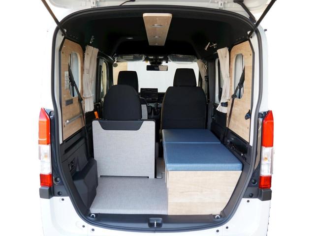 Ｎ－ＶＡＮ＋スタイル ファン・ターボホンダセンシング　届出済未使用車　新車製作　ＳＴＳキャンパーｊｏｕｒｎｅｙ　シーサイドＳＴＹＬＥ　ストラーダ９インチナビ　車中泊可　衝突被害軽減ブレーキ　バックカメラ　ドライブレコーダー　車検令和６年２月（21枚目）