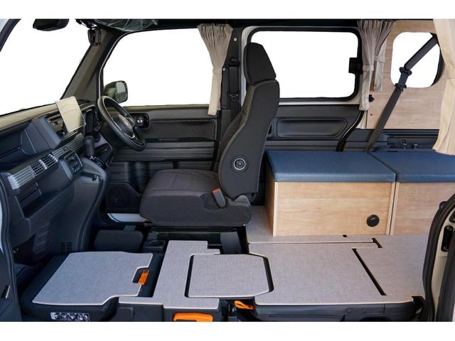 Ｎ－ＶＡＮ＋スタイル 　受注製作車両　届出済未使用車　新車製作　ＳＴＳキャンパーｊｏｕｒｎｅｙ　シーサイドＳＴＹＬＥ　ストラーダ９インチナビ　車中泊可　衝突被害軽減ブレーキ　バックカメラ　ドライブレコーダー（23枚目）