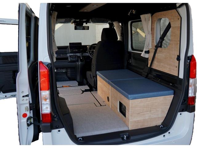 Ｎ－ＶＡＮ＋スタイル ファン・ターボホンダセンシング　届出済未使用車　新車製作　ＳＴＳキャンパーｊｏｕｒｎｅｙ　シーサイドＳＴＹＬＥ　ストラーダ９インチナビ　車中泊可　衝突被害軽減ブレーキ　バックカメラ　ドライブレコーダー　車検令和６年２月（42枚目）