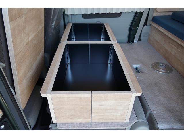 ＮＶ１００クリッパーバン ＧＸ　受注製作車両　ＳＴＳキャンパー『ＨＷ　ｗｅｒｋｓｔａｔｔ』対面対座仕様　４名乗車・２名就寝／ツインサブバッテリー／１０００Ｗインバーター／ＡＣ充電／外部電源／１００Ｗソーラー／ＳＤナビ／インナーミラー（25枚目）