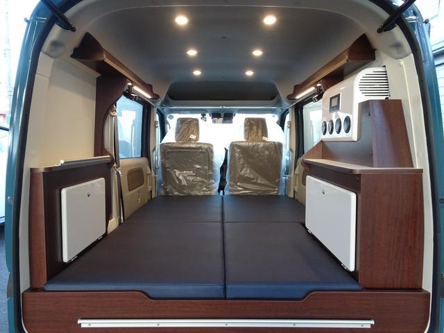 NV100クリッパーバン GX リチウム300A 12Vクーラー 1500Wインバーター 走行充電器 外部充電器 ソーラーパネル ダウンライト 天井収納 衝突被害軽減ブレーキ(17枚目)